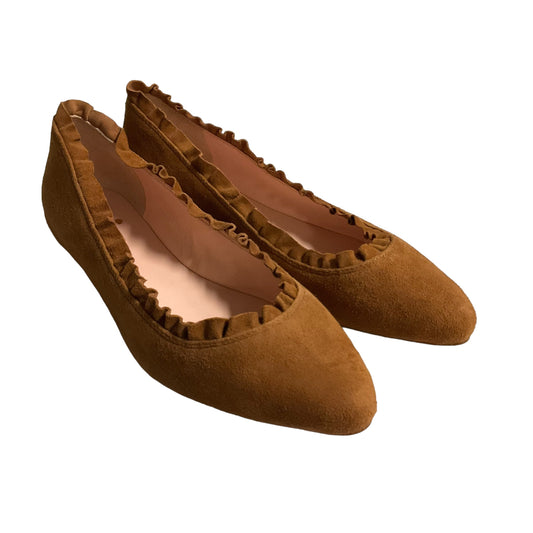 Brown Shoes Flats Kate Spade, Size 7