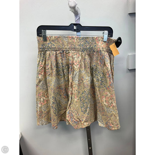 Skirt Mini & Short By H&m In Floral Print, Size: M