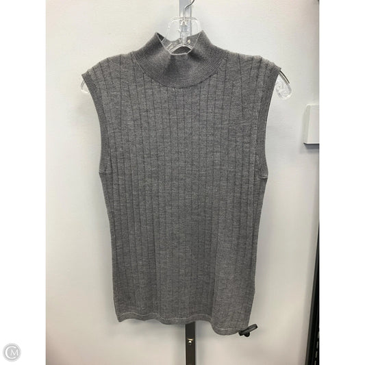 Top Sleeveless By Banana Republic In Grey, Size: S