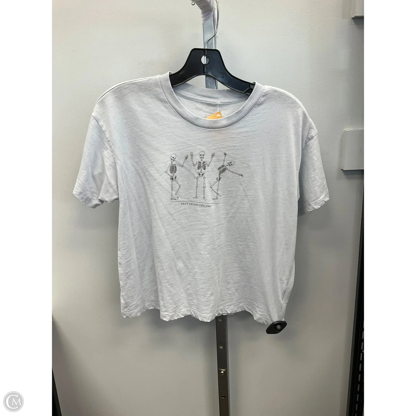 Top Short Sleeve Basic By American Eagle In Blue, Size: M