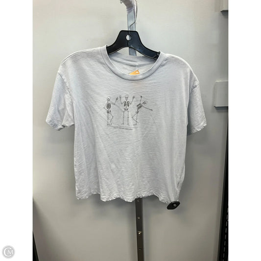 Top Short Sleeve Basic By American Eagle In Blue, Size: M