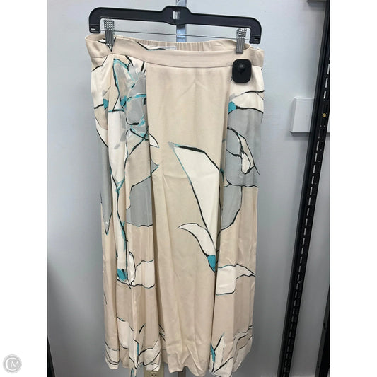 Skirt Maxi By Brooks Brothers In Cream, Size: M