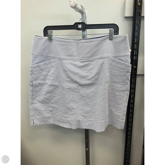 Skort By Sc & Co In Striped Pattern, Size: Xl