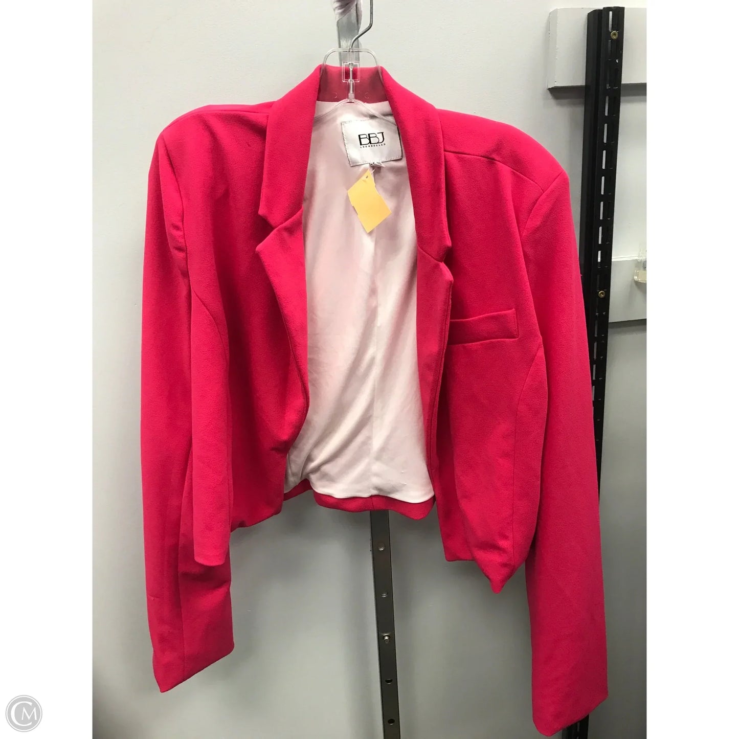 Blazer By Clothes Mentor In Pink, Size: L