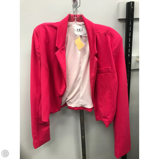 Blazer By Clothes Mentor In Pink, Size: L