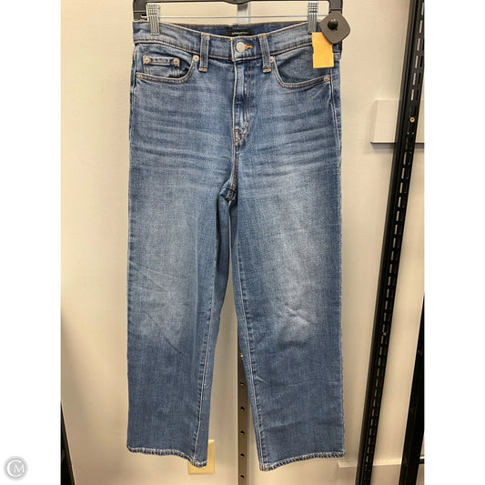 Jeans Straight By Banana Republic In Blue Denim, Size: 2