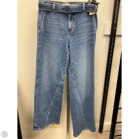 Jeans Wide Leg By Loft In Blue Denim, Size: 0