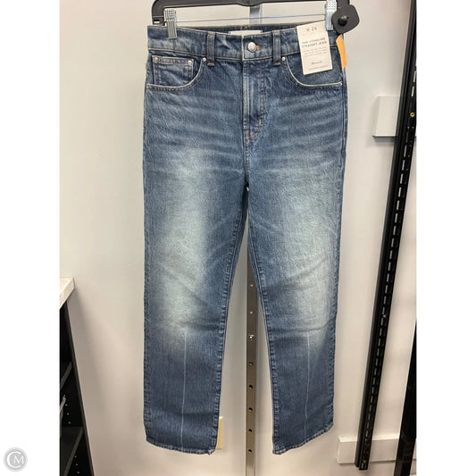 Jeans Straight By Madewell In Blue Denim, Size: 2