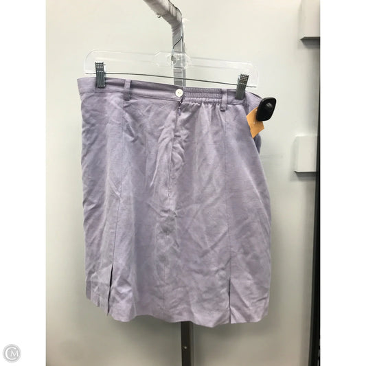 Skirt Mini & Short By Cmc In Purple, Size: 12