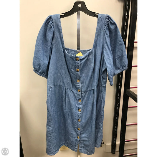 Dress Casual Short By Old Navy In Blue Denim, Size: 2x