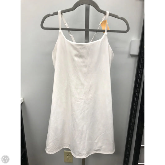 Athletic Dress By Danskin In White, Size: M