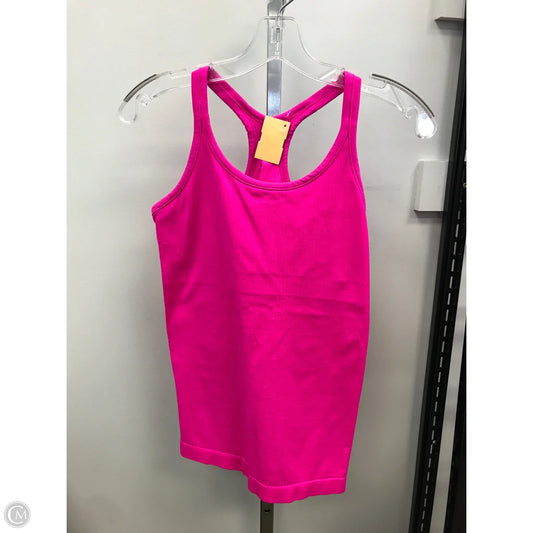 Athletic Tank Top By Clothes Mentor In Pink, Size: L