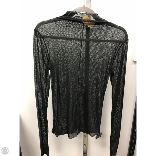Top Long Sleeve By Free People In Black, Size: M
