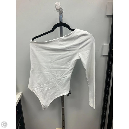 Top Long Sleeve By Abercrombie And Fitch In White, Size: M