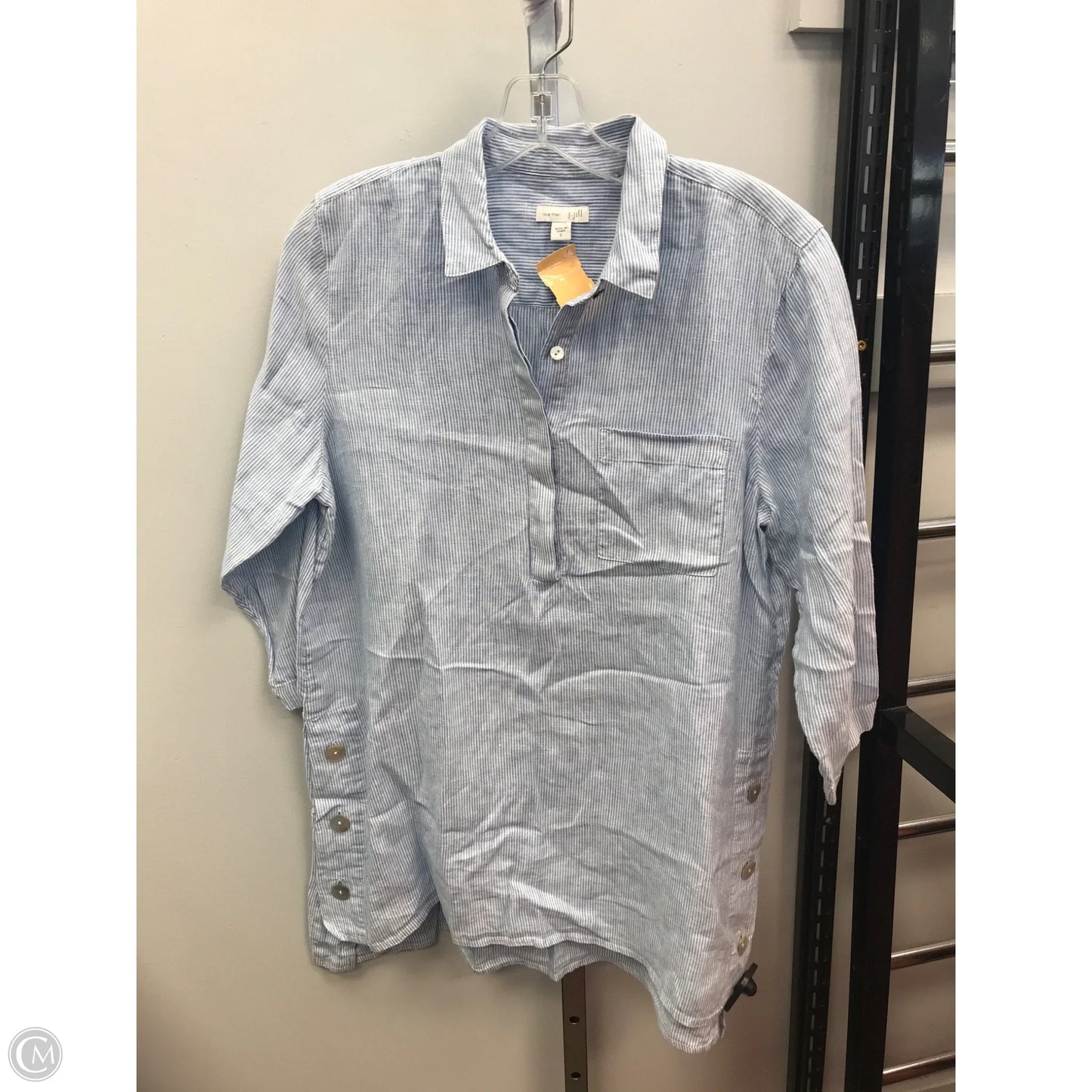 Top Short Sleeve By J. Jill In Striped Pattern, Size: S