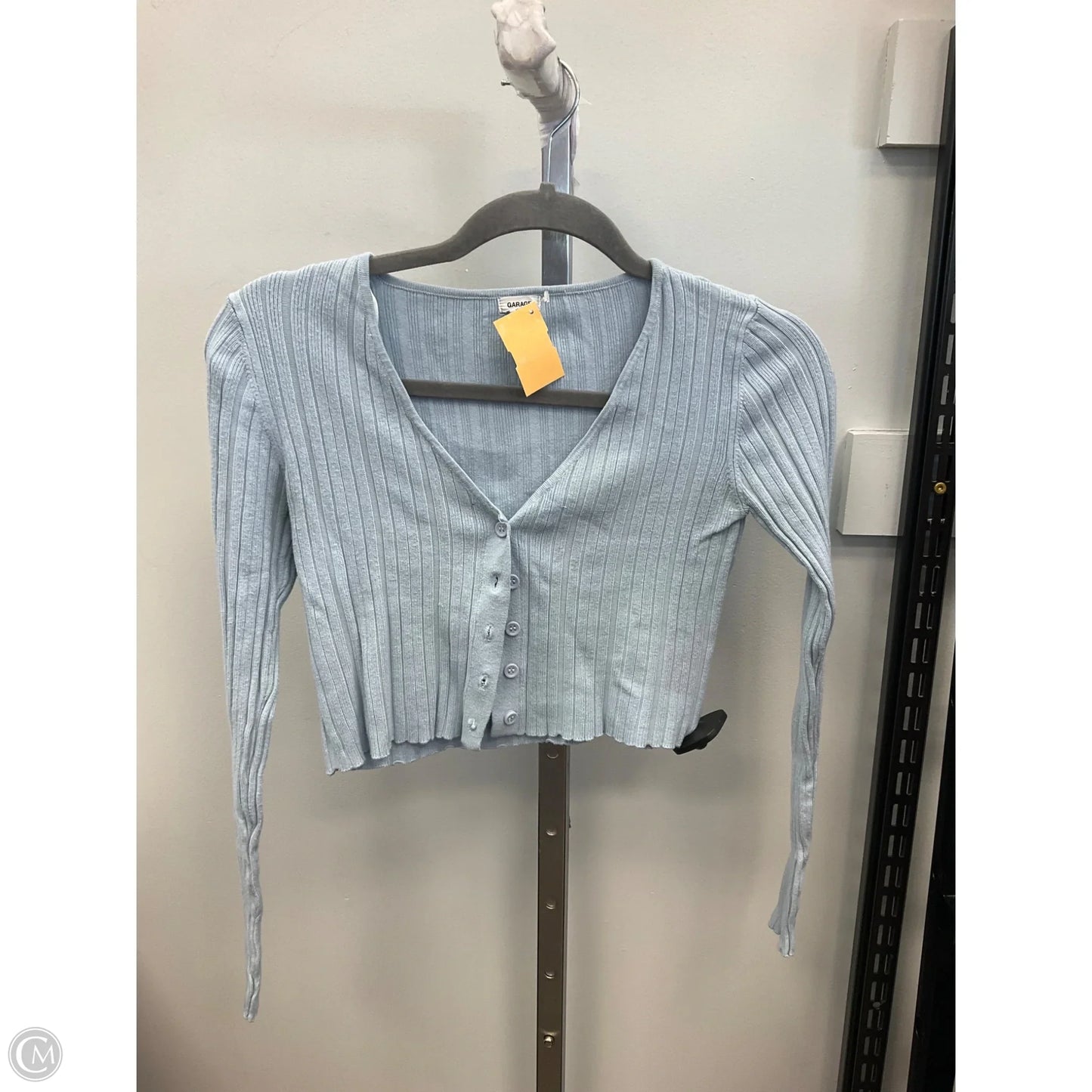 Top Long Sleeve By Garage In Blue, Size: S