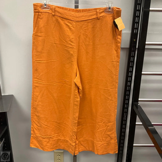 Pants Wide Leg By Joie In Orange, Size: L