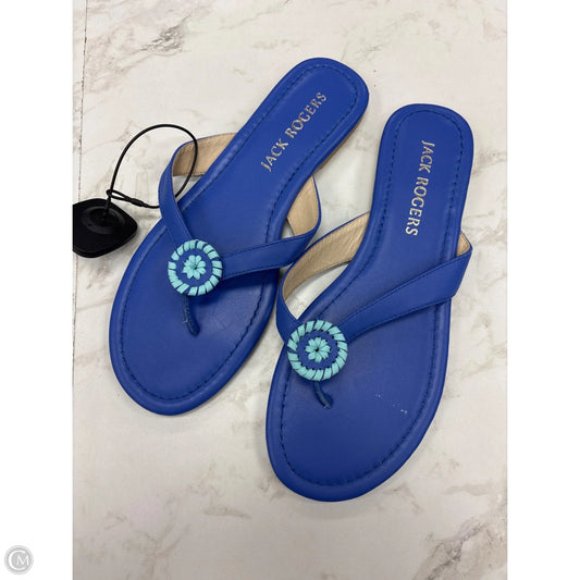 Sandals Flip Flops By Jack Rogers In Blue, Size: 9