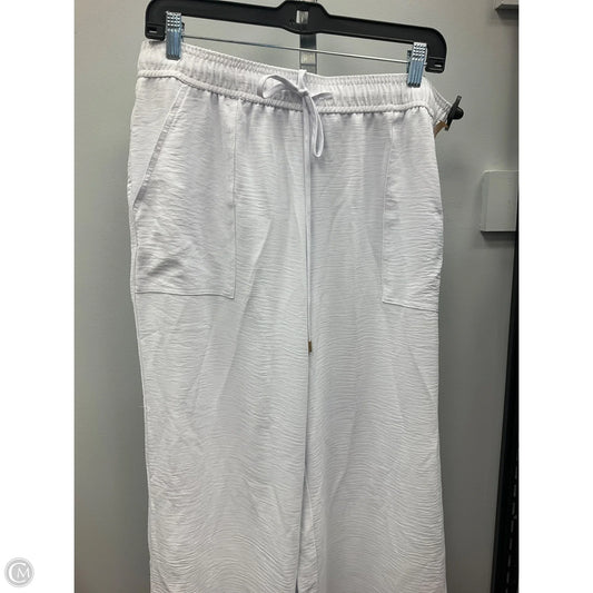 Pants Wide Leg By Counterparts In White, Size: L