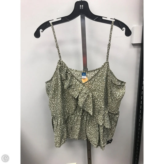 Top Sleeveless By Old Navy In Floral Print, Size: L