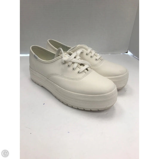 Shoes Sneakers Platform By Keds In Cream, Size: 8