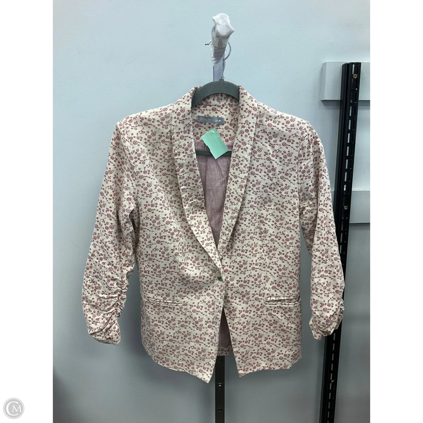 Blazer By Olivia Moon In Gold & Red, Size: S