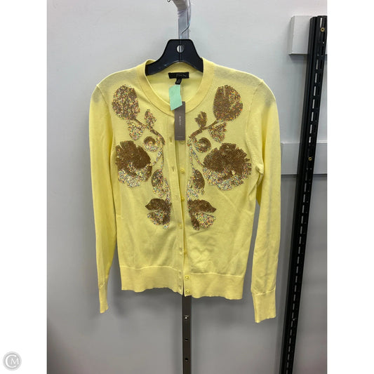 Cardigan By J. Crew In Gold & Yellow, Size: S