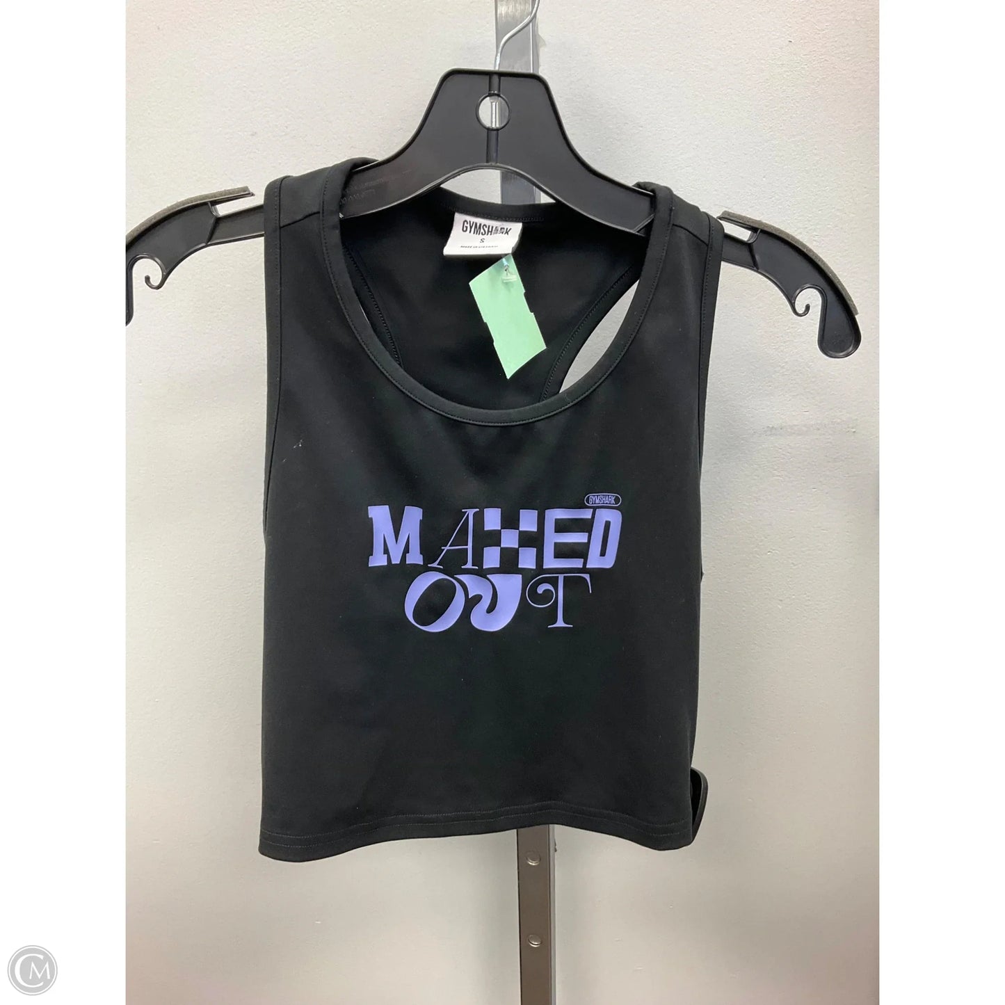 Athletic Tank Top By Gym Shark In Black, Size: S