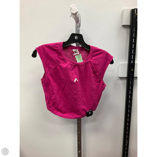 Athletic Top Short Sleeve By Alphalete In Pink, Size: S