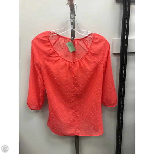 Top 3/4 Sleeve By Old Navy In Pink, Size: Xs