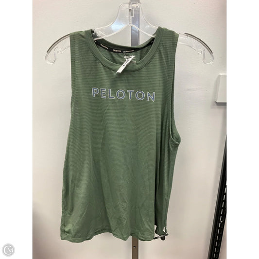 Athletic Tank Top By Peloton In Green, Size: M