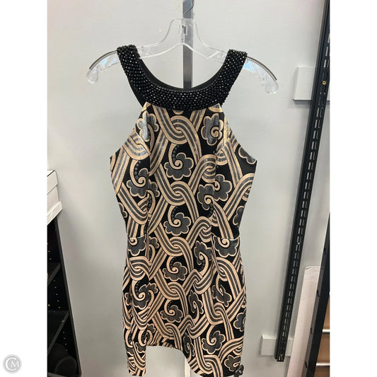 Dress Designer By Lilly Pulitzer In Black & Gold, Size: 6