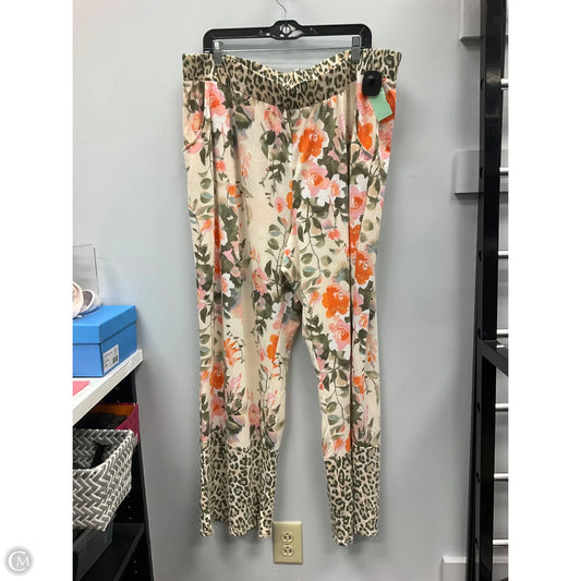 Pants Wide Leg By Cato In Multi-colored, Size: 3x