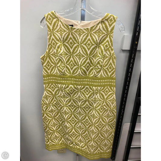 Dress Casual Short By Jones New York In Cream & Green, Size: 14