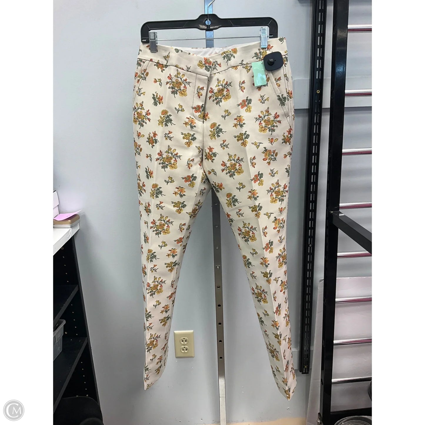 Pants Designer By Tory Burch In Floral Print, Size: 6