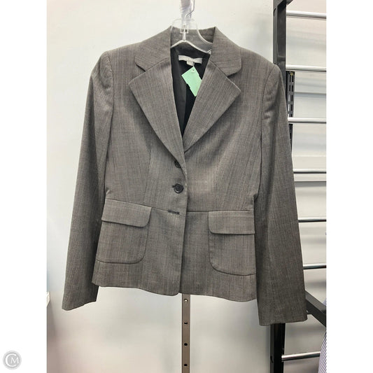 Blazer By Ann Taylor In Black & Grey, Size: 0