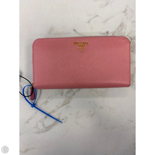 Wallet Luxury Designer By Prada, Size: Large