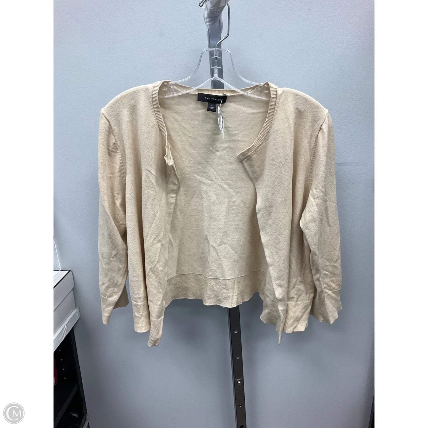 Bolero By Ann Taylor In Cream, Size: L