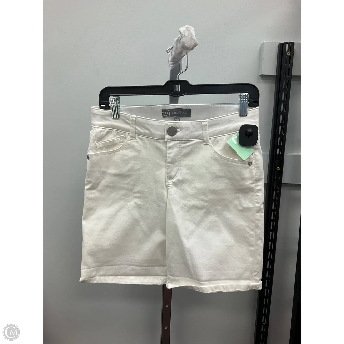 Shorts By Wit & Wisdom In Cream Denim, Size: 6