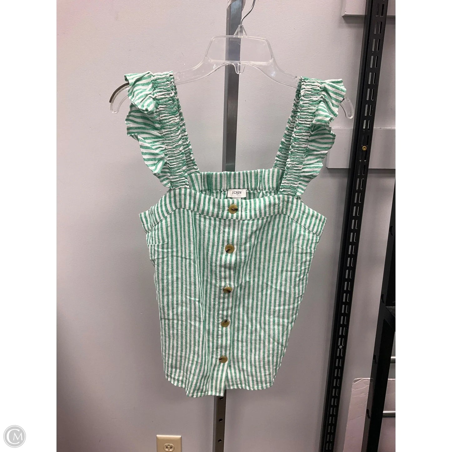 Top Sleeveless By J. Crew In Striped Pattern, Size: S