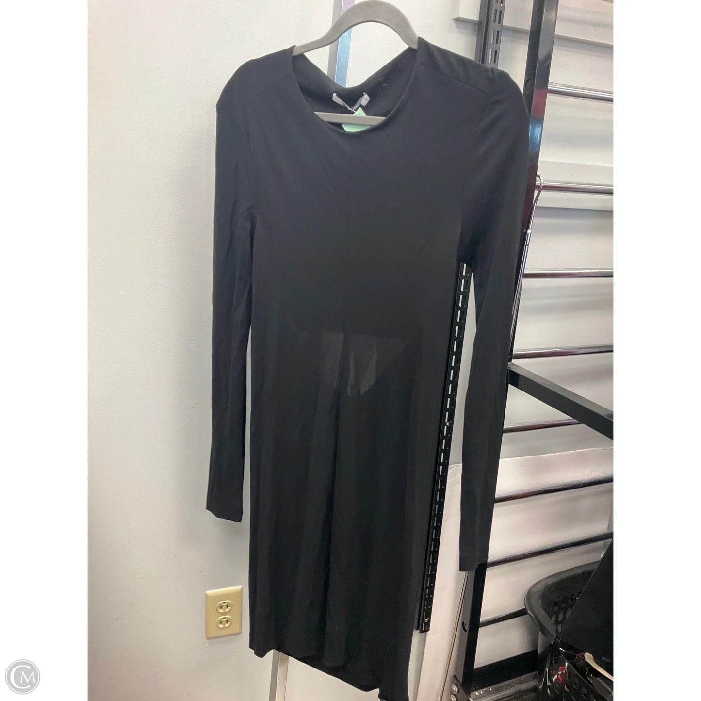 Dress Luxury Designer By Alexander Wang In Black, Size: L