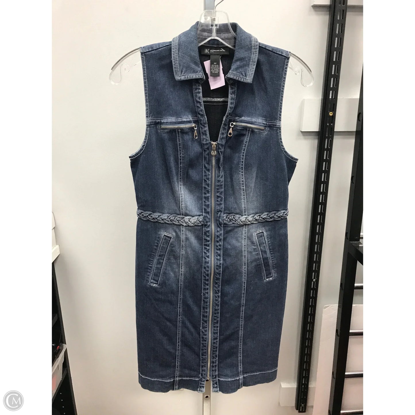 Dress Casual Short By Inc In Blue Denim, Size: 4p