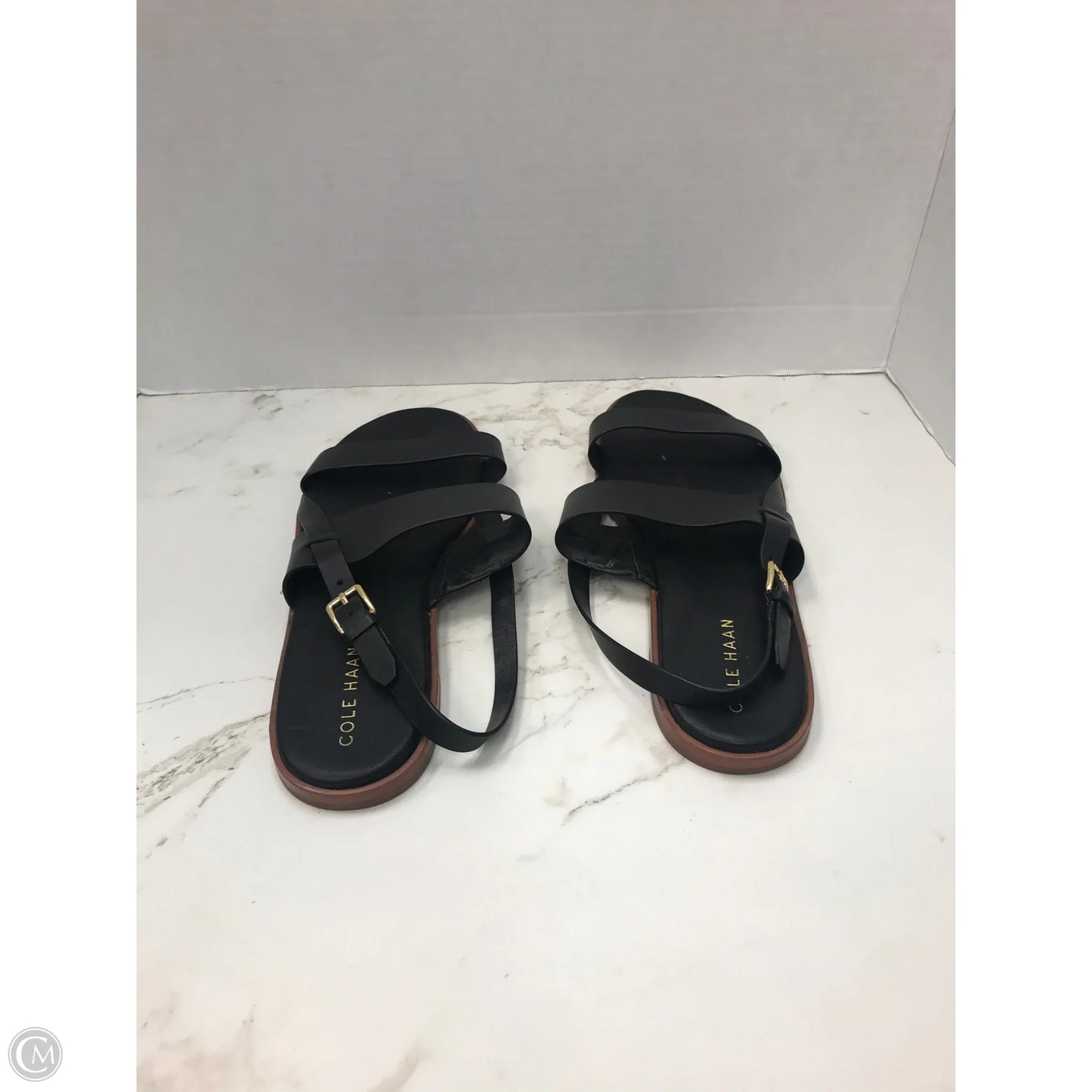 Sandals Flats By Cole-haan In Black, Size: 8.5