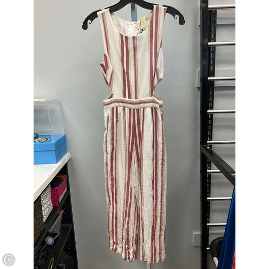 Jumpsuit By Japna In Striped Pattern, Size: Xs