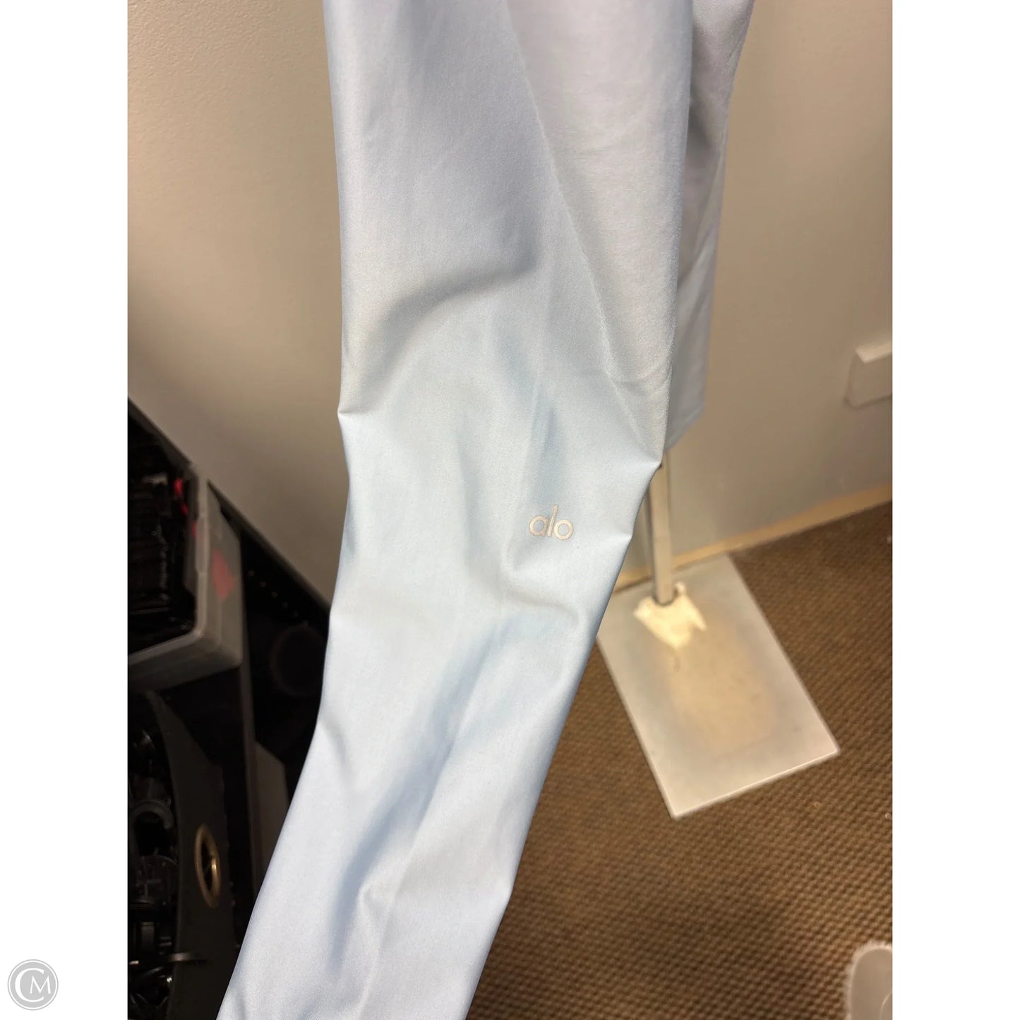 Athletic Leggings By Alo In Blue, Size: M