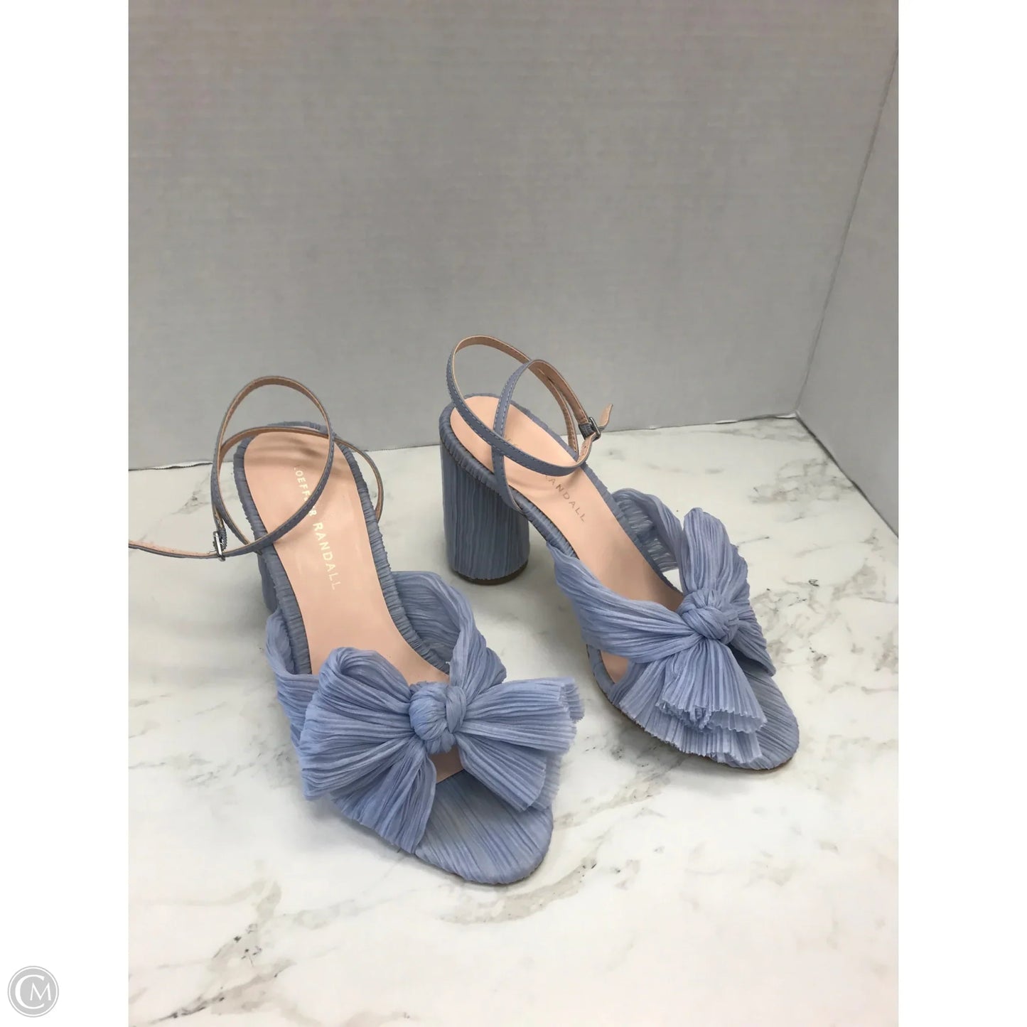 Sandals Heels Block By Loeffler Randall In Blue, Size: 7.5