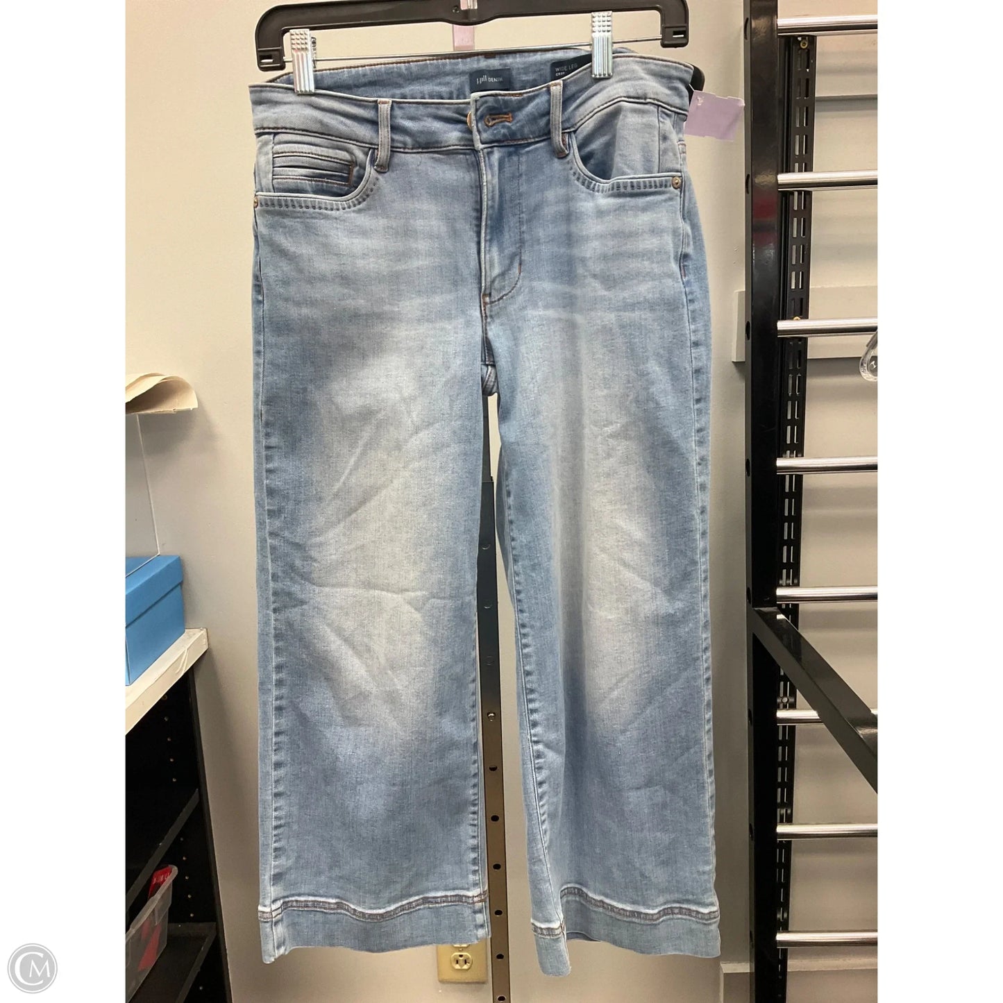 Jeans Cropped By J. Jill In Blue Denim, Size: 4