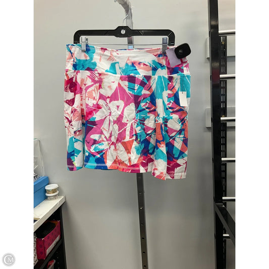 Skort By Talbots In Multi-colored, Size: L