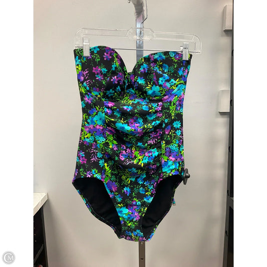 Swimsuit By Elle In Floral Print, Size: 12