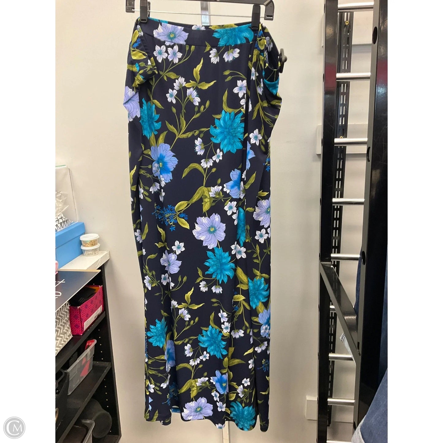Pants Wide Leg By Susan Graver In Floral Print, Size: 3x